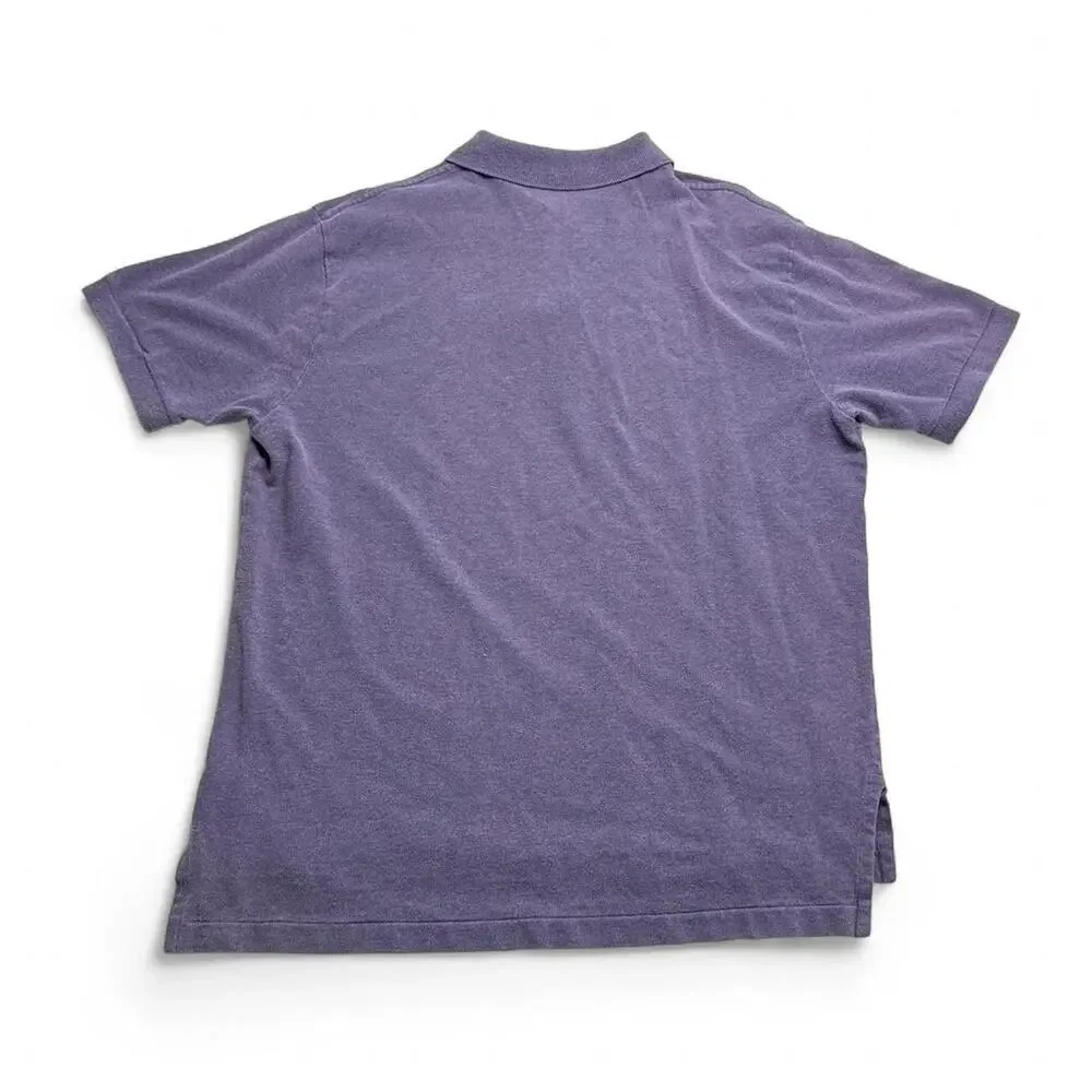 Polo Ralph Lauren Purple Cotton Polo Shirt Size Large
